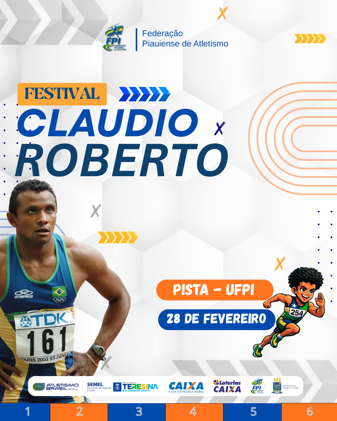 Banner da competição FESTIVAL CLAUDIO ROBERTO SUB-16/SUB-18 E ADULTO 2026